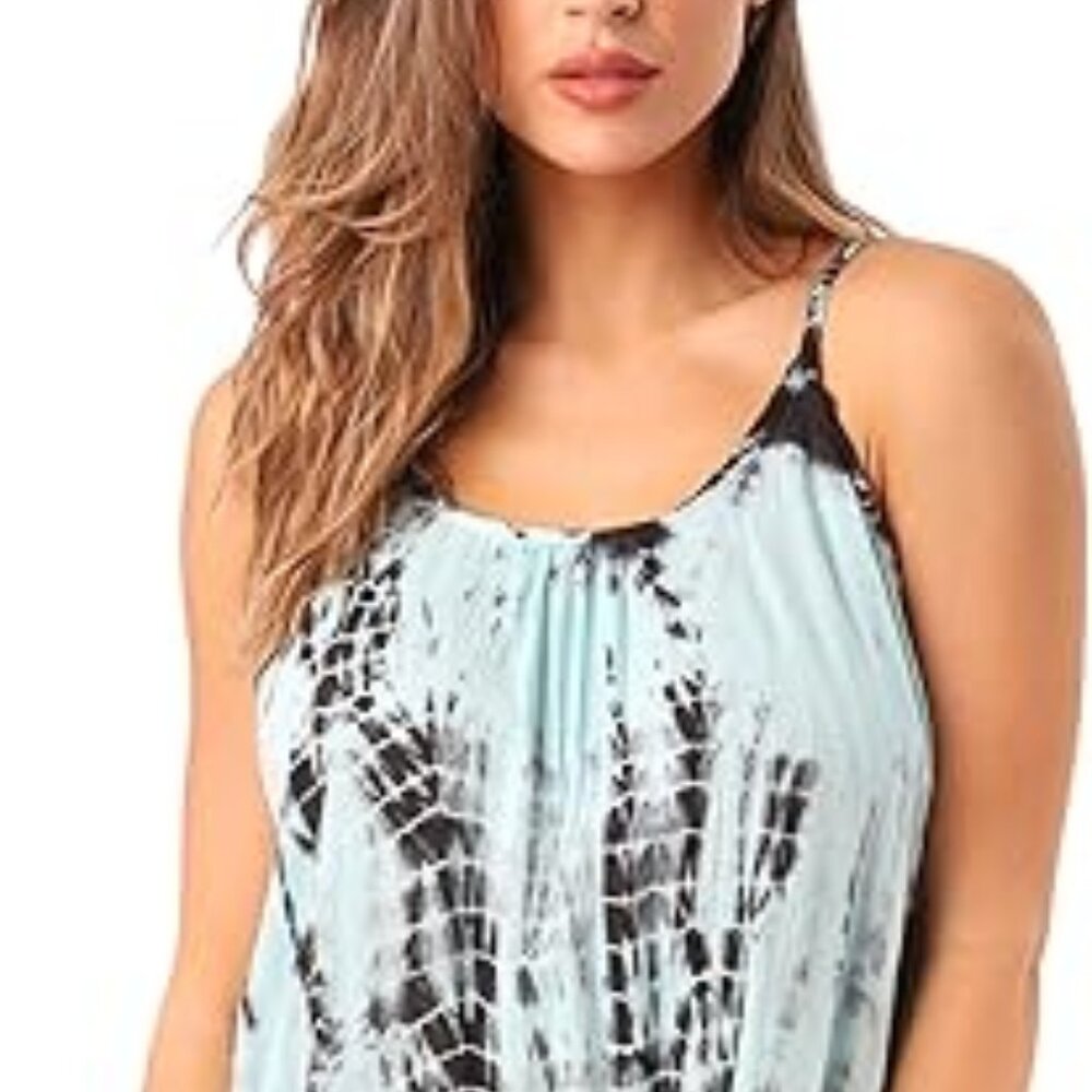 Riviera Sun Maxi Dress S Blue/Gray strappy back